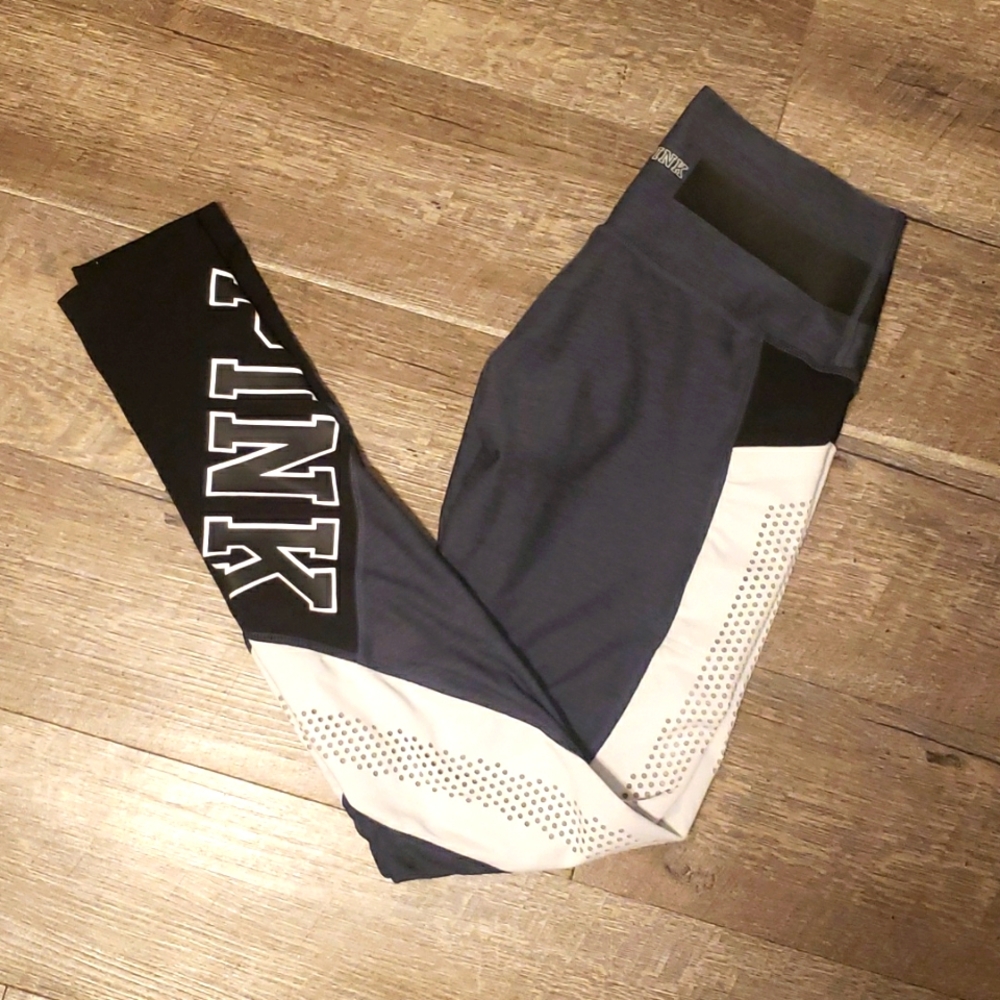 Pink High-rise sweat on pocket legging